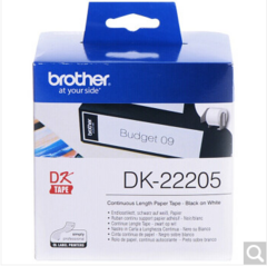 兄弟/DK-22205(62mm*30.48m) 标签色带(白底/黑字)
